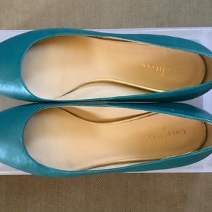 Cole Haan Nike Air Women’s Flat Turquoise Shoes